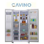 یخچال فریزر ساید بای ساید اسنوا مدل نوژا S1Di-M210